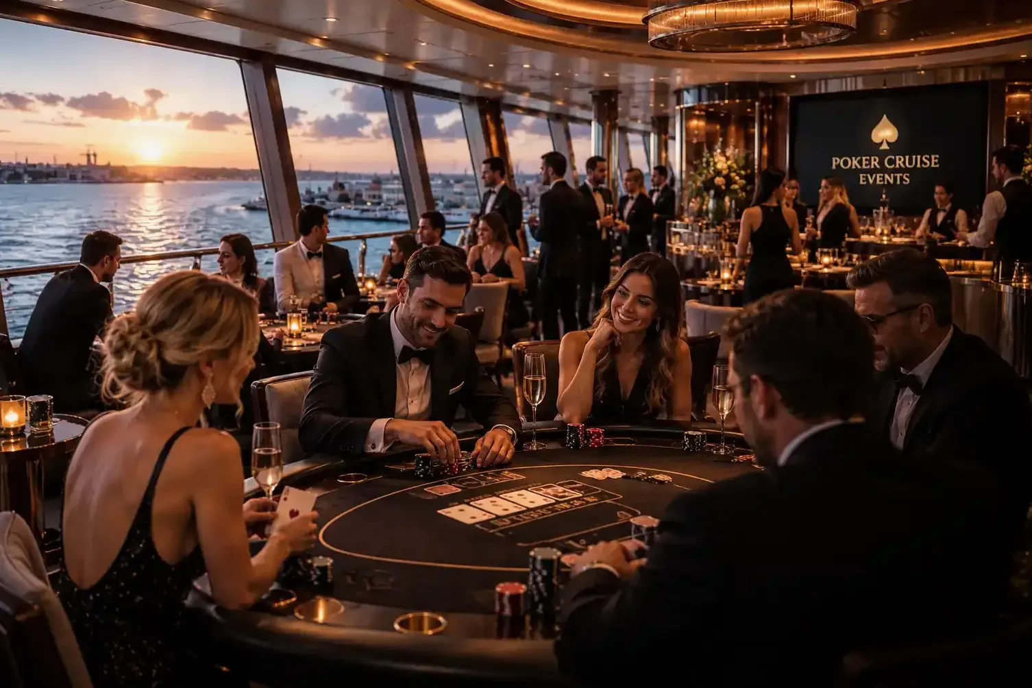 Czarter pokerowy VIP — kadr z wydarzenia 1