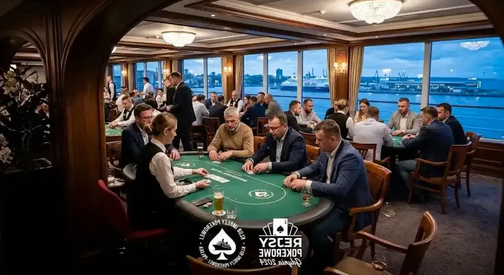 Warsztaty i szkolenia pokera — stół pokerowy